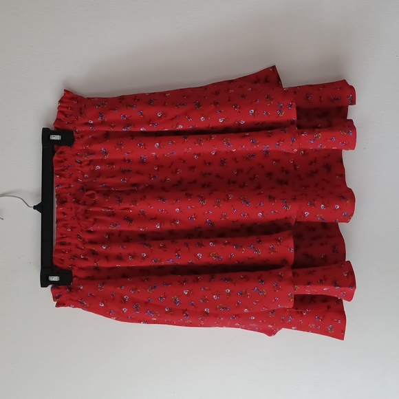 Gibson Tiered Mini Skirt Curvy size XL GIBSONLOOK Ruffle Spanish Style - Picture 2 of 3